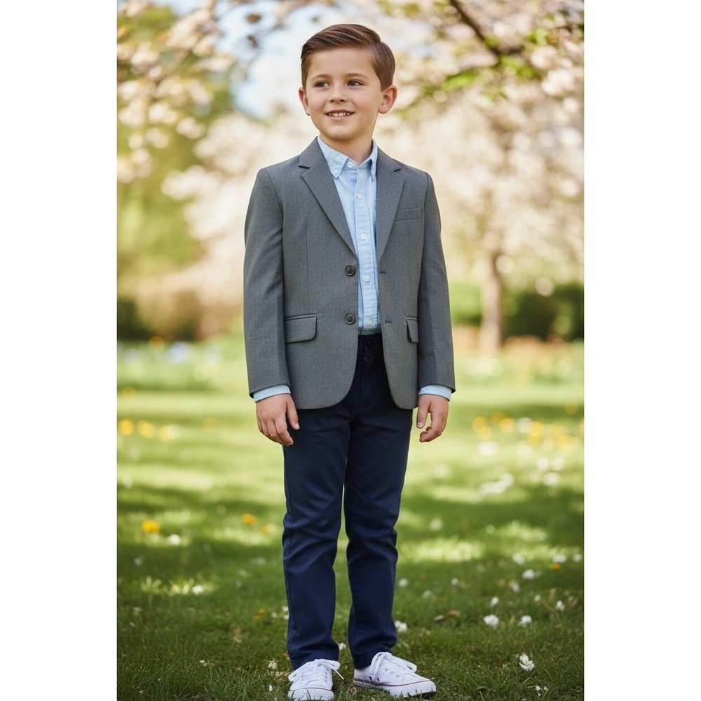 New Boys Easter Kids Button Up Suit Coat Jacket Size 8 NWT MEDIUM M CAT&Jack New